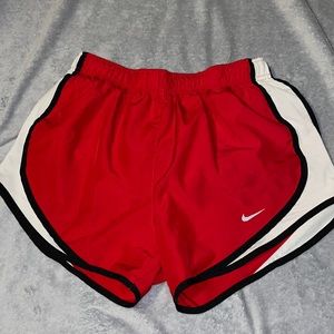 Nike red shorts